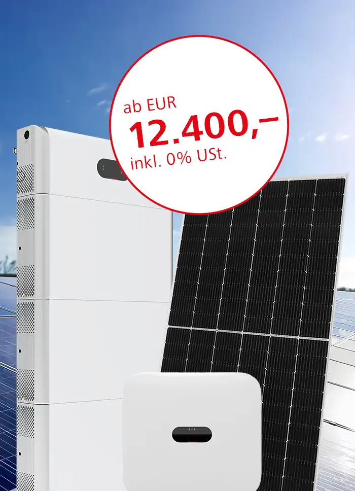 Photovoltaikanlage mit Batteriespeicher