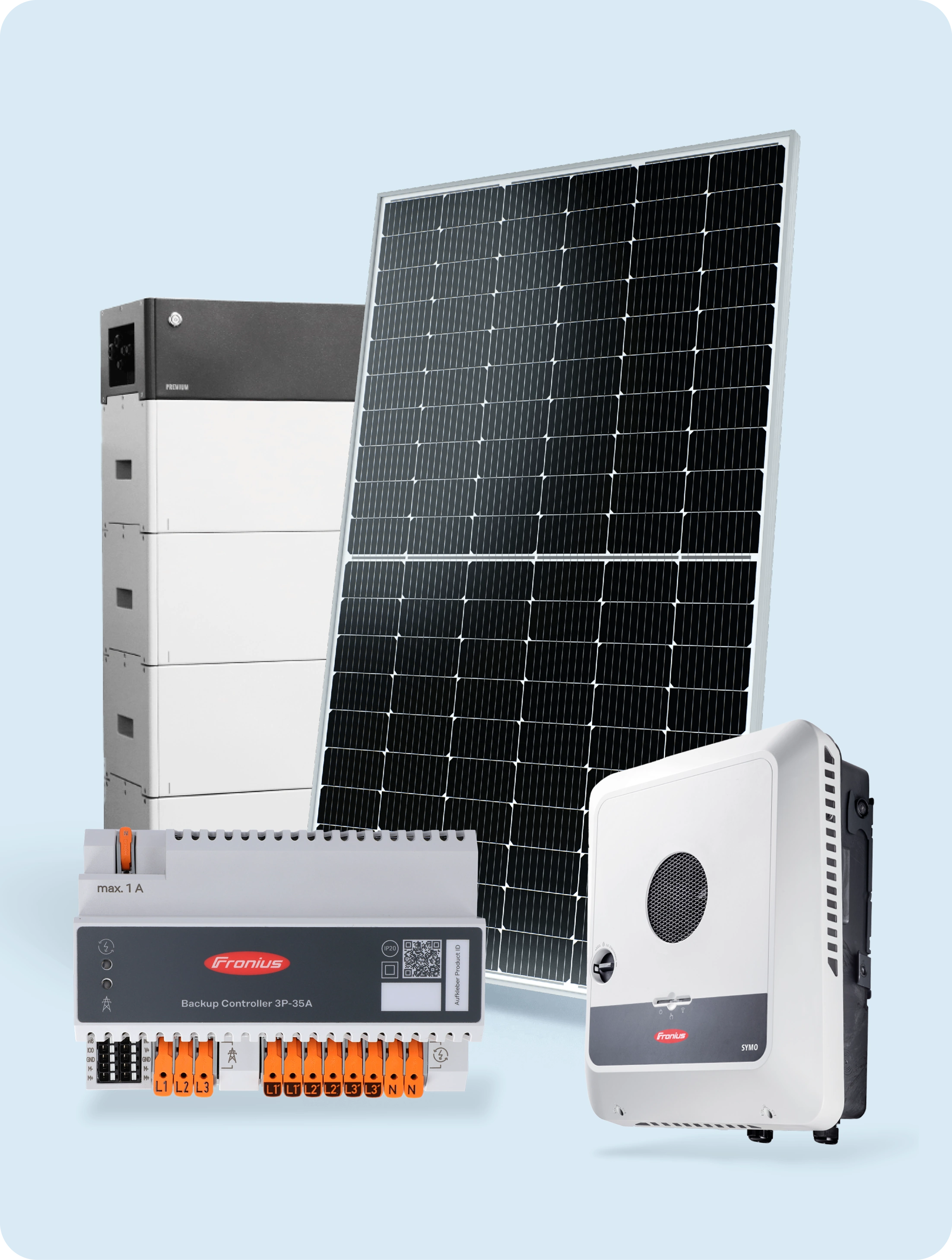 Photovoltaikanlage mit Batteriespeicher