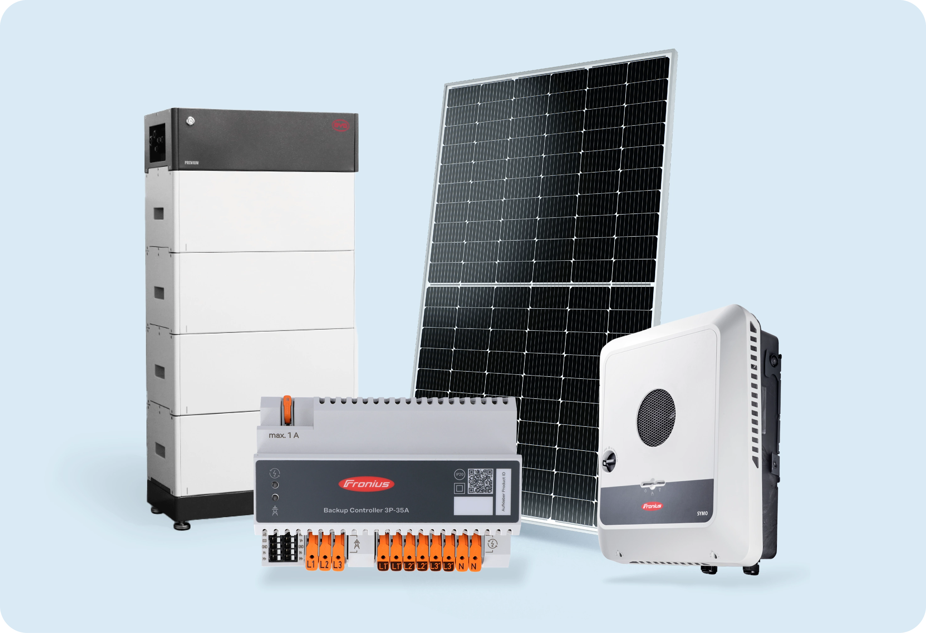 Fronius Photovoltaikanlage mit Batteriespeicher